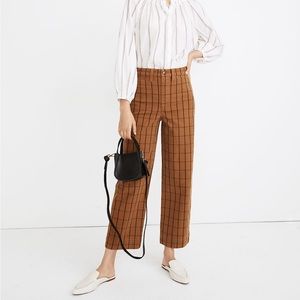 Madewell Slim Emmett Wide Leg Crop